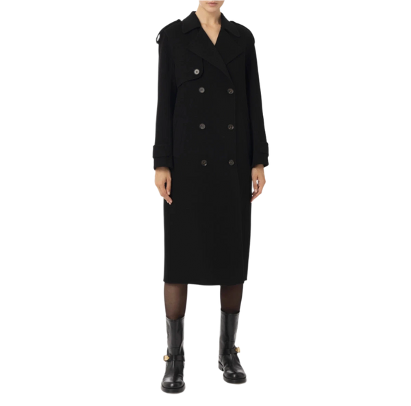 Trench ceinturé en pure laine II Elisabetta Franchi