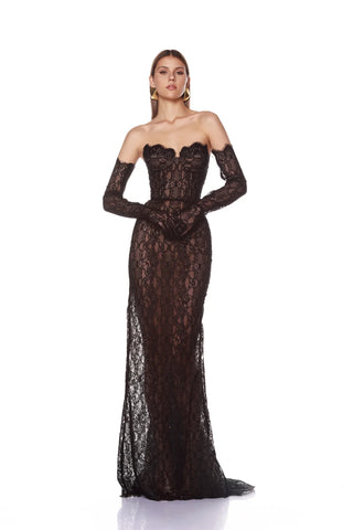 Bronx and Banco Kiera Strapless Lace Gown – Laly Saint-Tropez