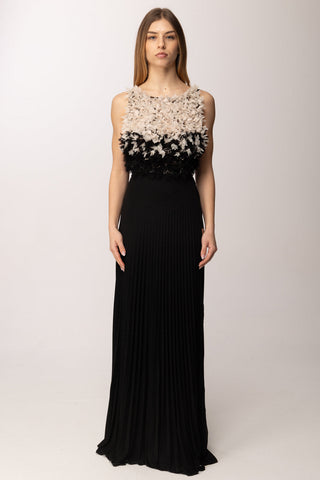 Elisabetta Franchi red carpet gown, side slit