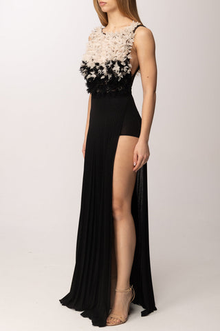 Elisabetta Franchi red carpet gown, V back