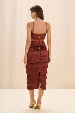 Midi Fringe Dress