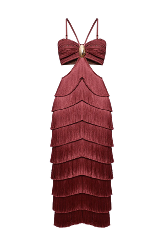 Midi Fringe Dress