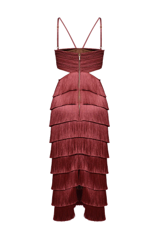 Midi Fringe Dress