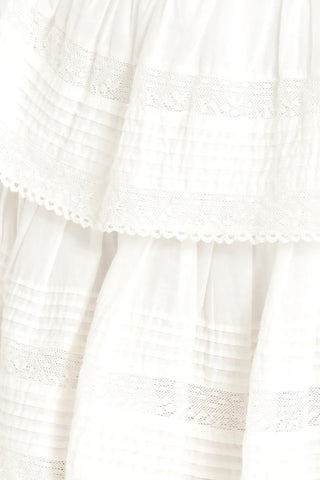LoveShackFancy Ruffle Mini Heritage Skirt