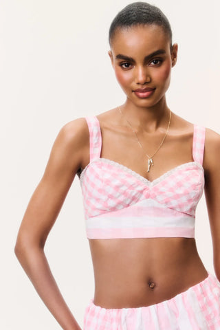 Ricky Seersucker Bralette Top