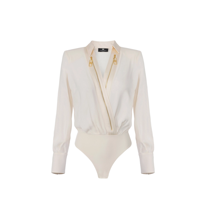 Chemise body en georgette Elisabetta Franchi