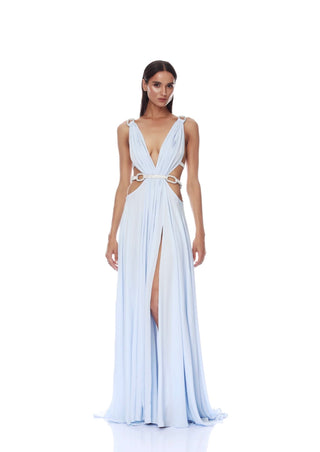 Brielle Powder Blue Diamond Gown