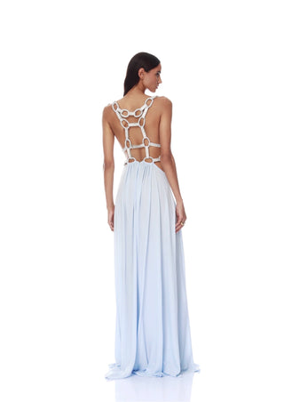 Brielle Powder Blue Diamond Gown