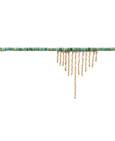 Collier Pascale Monvoisin Taylor or et turquoise