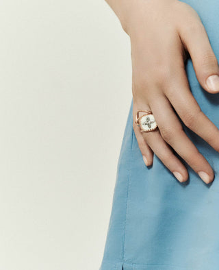 Bowie N°2 White Diamond Ring