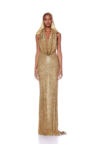 Iris Gold Gown