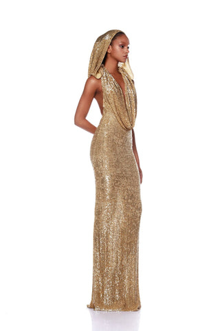 Iris Gold Gown