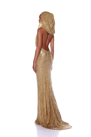 Iris Gold Gown