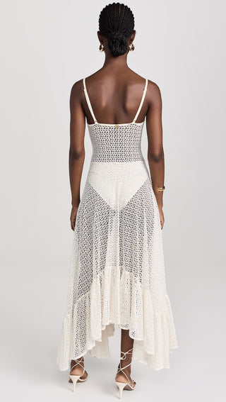 Bahía María Crochet Dress, Ivory