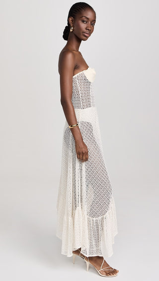 Bahía María Crochet Dress, Ivory