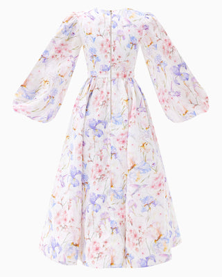 YVON Anemone Maxi Dress, back view