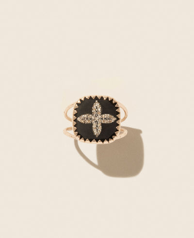 Pascale Monvoisin Bowie N°2 Black Diamond Ring